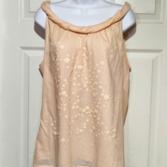 Ann Taylor Loft twisted neckline sequins top - Picture 1 of 13